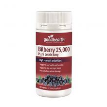Good Health Bilberry 25000 plus Lutein好健康 蓝莓越橘护眼胶囊...