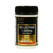 Go Healthy Lecithin高之源卵磷脂 1500mg 120c（运输途中的物理变化，融化、断裂、变形、结冰等情况，不予理赔）