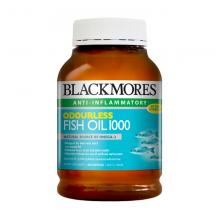 Blackmores 无腥味深海鱼油 1000mg 400粒（运输途中的物理变化，融化、断裂、变形、结冰等情况，不予理赔） 