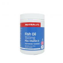 NutraLife纽乐深海鱼油FishOil-1500mg+VD-180s（运输途中的物理变化，融化、断裂、变形、结冰等情况，不予理赔）