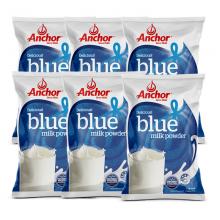 【普线】Anchor安佳全脂成人奶粉1kg*6袋(包邮包税）
