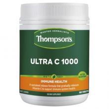 【买1送1】Thompsons汤普森VC维生素C-1000mg-150t *2瓶