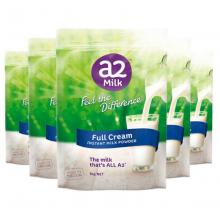 【2024.05】【新西兰直邮】A2全脂奶粉WholeMilkPowder-1kg*6袋 包邮