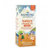 Nordic Naturals Babys Vitamin D3 400 IU 挪威小鱼VD3滴剂 22.5ml