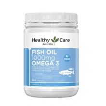 Healthy Care 鱼油1000mg 400粒（运输途中的物理变化，融化、断裂、变形、结冰等情...