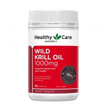 healthy care HC磷虾油胶囊60粒（运输途中的物理变化，融化、断裂、变形、结冰等情况，不...