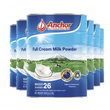 【普线】Anchor安佳罐装全脂奶粉900g*6桶包邮