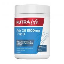 NutraLife纽乐深海鱼油FishOil-1500mg+VD-180s（运输途中的物理变化，融化...