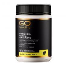 Go Healthy 高之源 无腥味深海鱼油 1500mg 210粒（运输途中的物理变化，融化、断裂、变形、结冰等情况，不予理赔）