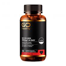 Go Healthy高之源高含量辅酶CO-Q10 400mg 60粒（运输途中的物理变化，融化、断裂、变形、结冰等情况，不予理赔）