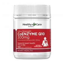 healthy care HC 高含量Q10辅酶护心胶囊 300mg 100粒（运输途中的物理变化，融化、断裂、变形、结冰等情况，不予理赔）