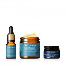 Antipodes蓝色益生菌三件套RestoreBeauty-晚霜+补水精华+面霜
