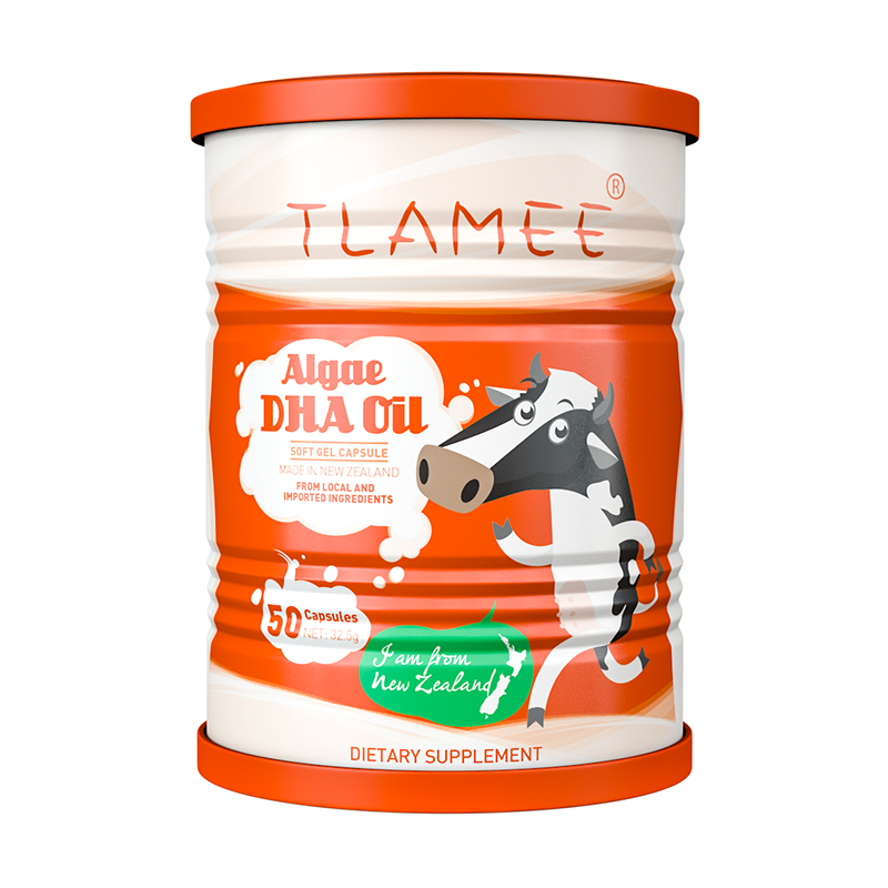 tlamee提拉米dha海藻油软胶囊50c