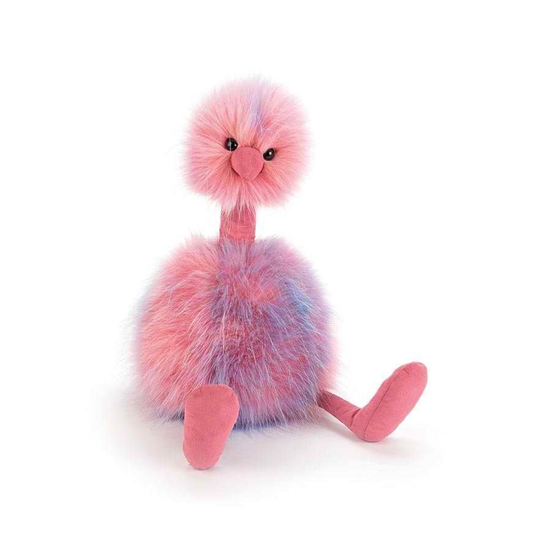 jellycat粉色鸵鸟中号31cm