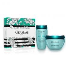 Kérastase卡诗 强韧修复绿色礼盒装（洗发水250ml+发膜200ml）