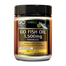Go Healthy 高之源 无腥味深海鱼油 1500mg 175粒（运输途中的物理变化，融化、断裂、变形、结冰等情况，不予理赔）