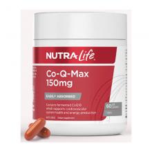 NutraLife纽乐辅酶胶囊Q10 Co-Q-Max-60s（运输途中的物理变化，融化、断裂、变形、结冰等情况，不予理赔）