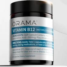 ORAMA 维生素B12 甲钴胺 5000mcg 60粒