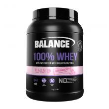 Balance 100%纯蛋白粉1kg 草莓味